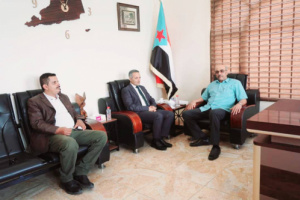 سعدان يزور هيئة الإعلام الجنوبي ويؤكد على أهمية تطوير القطاع الإعلامي بالمهرة