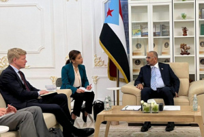 الرئيس الزُبيدي يستقبل المبعوث الخاص للأمين العام للأمم المتحدة