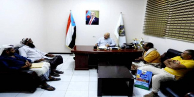 القائم بأعمال رئيس انتقالي عدن يطلع على جاهزية القوات الأمنية بجزيرة ميون