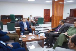 لملس يبحث مع القاضيين الحوشبي والاعوش تعزيز آليات التعاون والتنسيق بمختلف القضايا