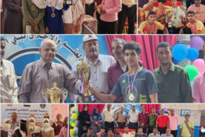 عصام عبده يكرم ابطال المهرجان الرياضي المدرسي الثاني في عدد من الالعاب بالعاصمة عدن 