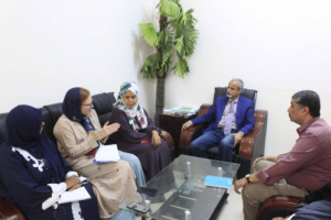 الوكيل الشبحي يلتقي بمسؤولي منظمة الصحة العالمية 