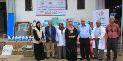  الشبحي يدشن استلام الاجهزة الطبية ومواد النظافة في مستشفى الصداقة والشعب في عدن