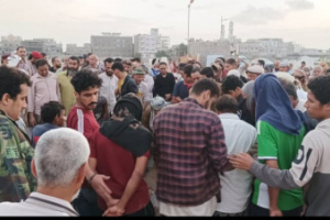 تشييع جثمان الفقيد المناضل الاكتوبري عبدالله مطلق الحالمي