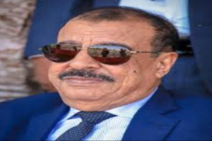 اللواء بن بريك يُعزي الدكتور فضل الربيعي في وفاة أبن عمه