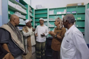 رئيس انتقالي سيئون يزور العيادات الرمضانية التخصصية الخيرية الخامسة لحافة الحوطة