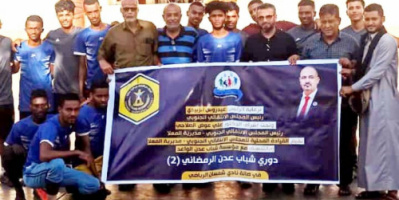 انتقالي المعلا ينظم بطولة خماسية في كرة القدم للفرق الشعبية بالمديرية