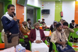 العميد الجبواني يقيم مأدبة أفطار وعشاء ويقدم مليوني ريال لبعثتي التضامن والشاطئ في العاصمة عدن