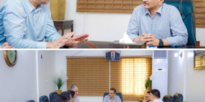لملس والماس يتدارسان خطة مشتركة لتطوير أعمال صيانة الطرق وأولويات المشاريع المستقبلية بعدن