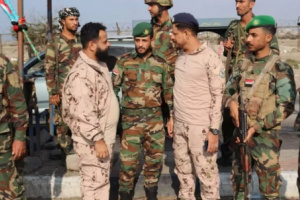 العقيد السرحي يتفقد القطاعات والنقاط الأمنية لحزام عدن في أول أيام عيد الفطر