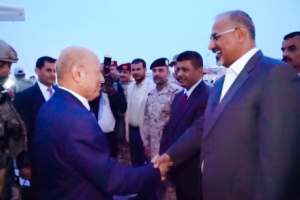 الرئيس الزُبيدي يستقبل رئيس مجلس القيادة الرئاسي