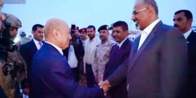 الرئيس الزُبيدي يستقبل رئيس مجلس القيادة الرئاسي