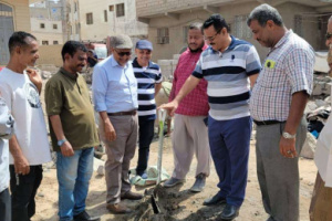 أنعم" و"الداؤودي" يدشنان مشروع إنشاء حديقة حي حاشد بالمنصورة