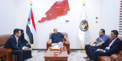 اللواء بن بريك يلتقي رئيس الجمعية الوطنية لطب الطوارئ والكوارث