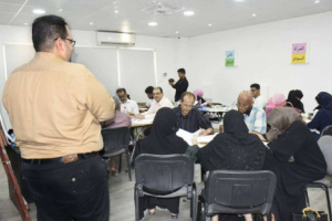 مركز المرأة بجامعة عدن ينظم دورة تدريبية لمنتسبي الإعلام الحكومي