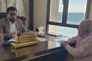 رئيس الهيئة الوطنية للإعلام الجنوبي يلتقي بنقيب الصحفيين والإعلاميين الجنوبيين