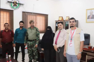 العميد الربيعي يلتقي بمسؤول منظمة رعاية الأطفال الدولية