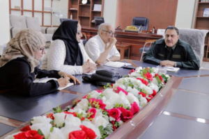 مدير امن العاصمة عدن يلتقي بفريق مركز دراسات حقوق الإنسان