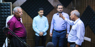 رئيس الهيئة الوطنية للإعلام الجنوبي يتفقد سير العمل في قطاع التدريب والتاهيل
