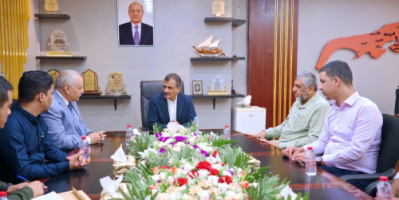 لملس يبحث مع منظمة العون المباشر الكويتية تنفيذ عدد من المشروعات في العاصمة عدن