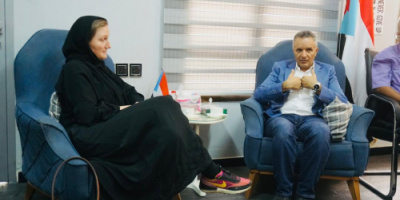 نائب رئيس الهيئة الوطنية للإعلام الجنوبي يلتقي موفدة التلفزيون الهولندي