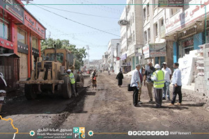 المهندس الماس يتفقد سير العمل في تأهيل شارع لقمان بصيرة 