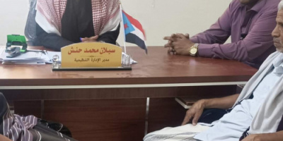 مدير الإدارة التنظيمية بانتقالي شبوة يلتقي نائب رئيس القيادة المحلية بمديرية جردان