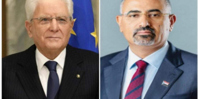 الرئيس الزُبيدي يهنئ الرئيس الإيطالي بمناسبة ذكرى يوم الجمهورية لبلاده
