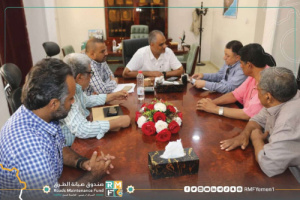 الماس والحامد يبحثان احتياجات أبين من مشاريع صيانة الطرق