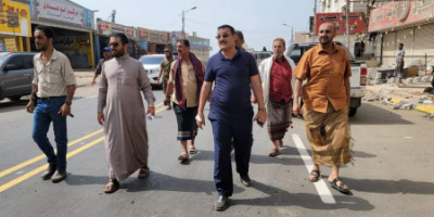 الداؤودي يتسلم مشروع إعادة تأهيل الشارع العام بمنطقة الدرين من الجهة المنفذة