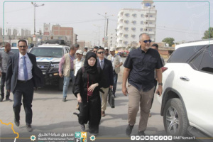 الماس والوفد الياباني يزوران مشاريع الطرقات في العاصمة عدن