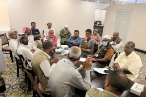 الوكيل الشبحي يطمئن على صحة حجاج بلادنا 