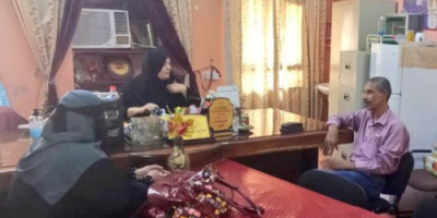 رئيس انتقالي صيرة يطلع على سير انشطة المخيم الصيفي للاطفال في المديرية