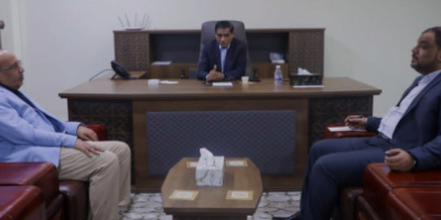 اللواء البحسني يناقش مع المتحدث الرسمي للمجلس الانتقالي أبرز مستجدات الساحة الجنوبية