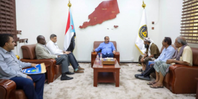 اللواء بن بريك يستقبل كبير المستشارين الأمنيين للأمم المتحدة