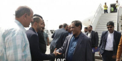 اللواء البحسني يصل إلى العاصمة عدن