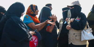 الأمانة العامة تتفقد النساء العاملات في مجال الاصطياد السمكي بمنطقة رأس عمران