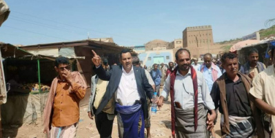 قيادة انتقالي حبان تقوم بزيارة ميدانية لمركز الصم والبكم بمنطقة هدى