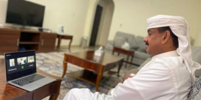 خلال لقائه هاربر .. بن الوزير يستعرض معوقات التنمية في شبوة وجهود