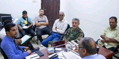أمانة الانتقالي تطلع على سير عمل إدارتي البحث الجنائي ومكافحة المخدرات في العاصمة عدن