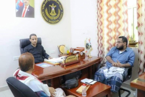 الكريحي كنعان يلتقي إدارة نادي شباب زارة م/أبين في العاصمة عدن