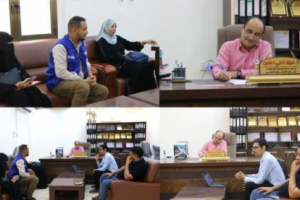 مدير عام دارسعد يلتقي رئيس الجهاز المركزي للإحصاء بعدن