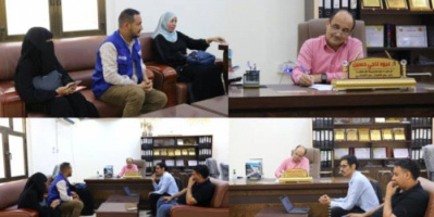 مدير عام دارسعد يلتقي رئيس الجهاز المركزي للإحصاء بعدن