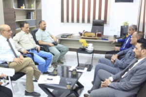 الوكيل الشبحي يزور جامعة عدن الألمانية الدولية