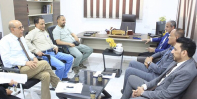 الوكيل الشبحي يزور جامعة عدن الألمانية الدولية