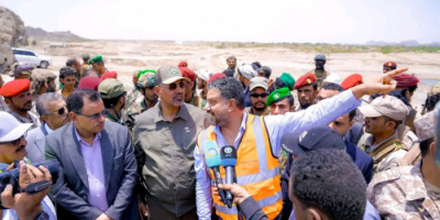 الرئيس الزُبيدي يثمن دعم الإمارات في بناء مشروع سد وادي حسّان الاستراتيجي
