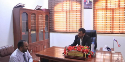 رئيس الهيئة التنفيذية بانتقالي شبوة يلتقي مدير فرع صندوق المعاقين بالمحافظة