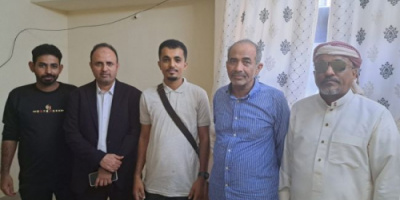 العميد السروري والدكتور العفيفي يزوران اللواء الصبيحي للاطمئنان على صحته
