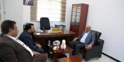 رئيس هيئة التطوير المؤسسي يستقبل وزير الأشغال العامة