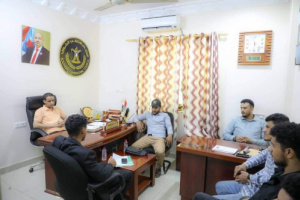 الكريحي كنعان يلتقي برئيس إتحاد طلاب الجنوب في السودان